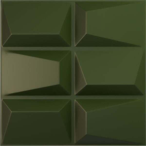 Ekena Millwork 19 5/8in. W x 19 5/8in. H Stratford EnduraWall Decorative 3D Wall Panel Covers 2.67 Sq. Ft. WP20X20STGCG - main